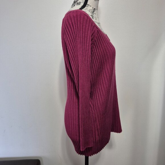 Ribbed Knit Sweater - Picture 3 of 9